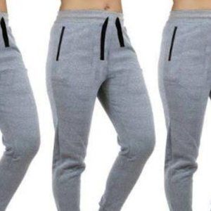 Wicked Stitch Grey Joggers With Pockets Women's Jog Pants Medium NWT